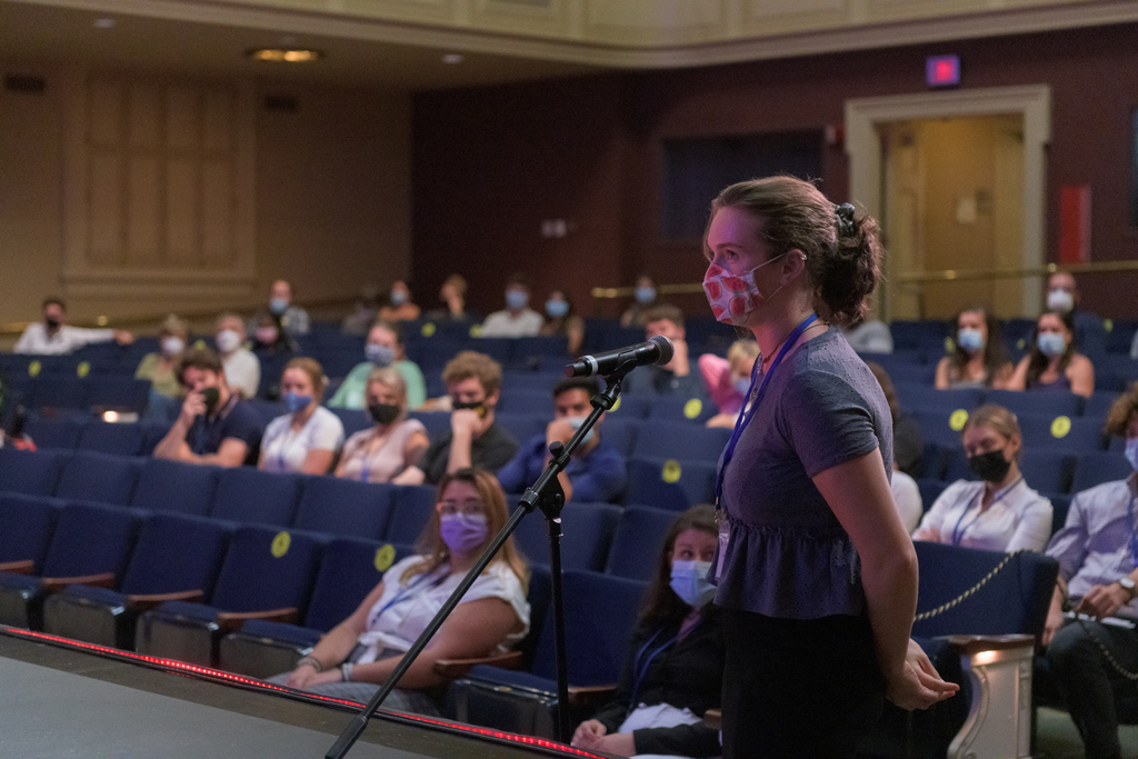 Seizing the opportunity: A student gets a chance to ask David Joy and Asma Khalid about their experiences through the turning points of American civil discourse.