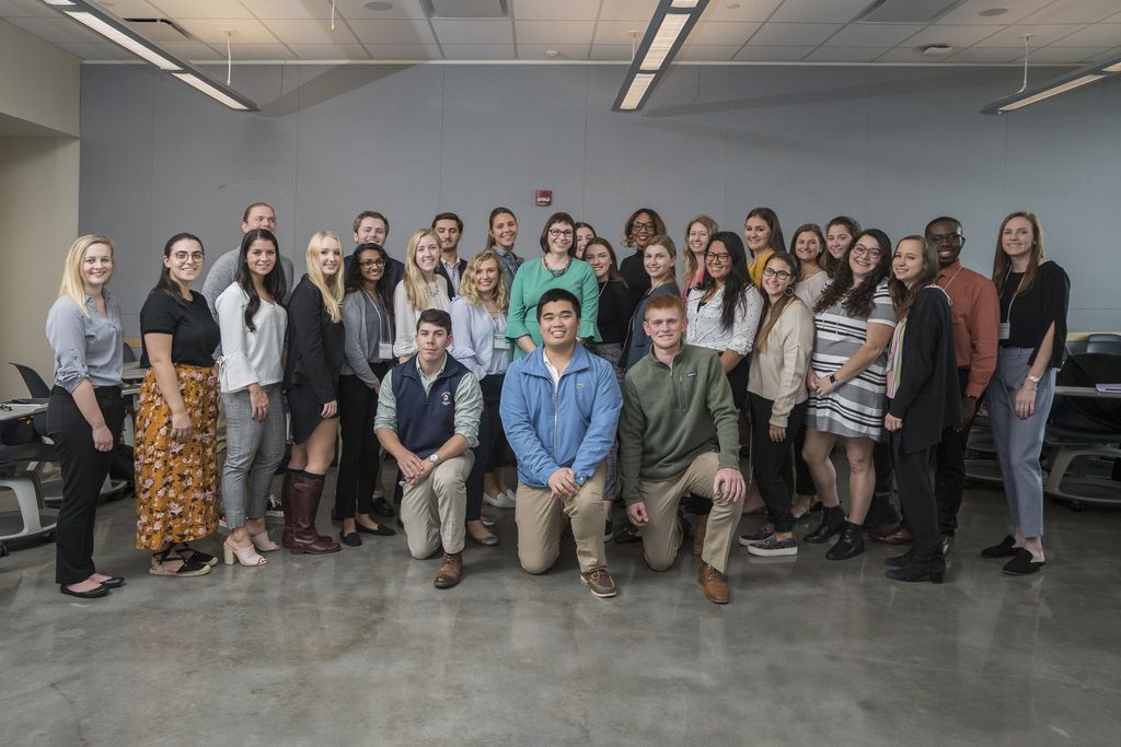 National Agenda 2018 class with Amberia Allen (center, back row) and Dr. Lindsay Hoffman (center, green dress)