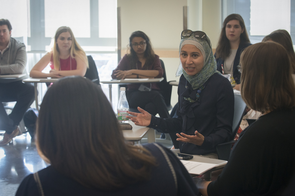 Asma Khalid meets with National Agenda class