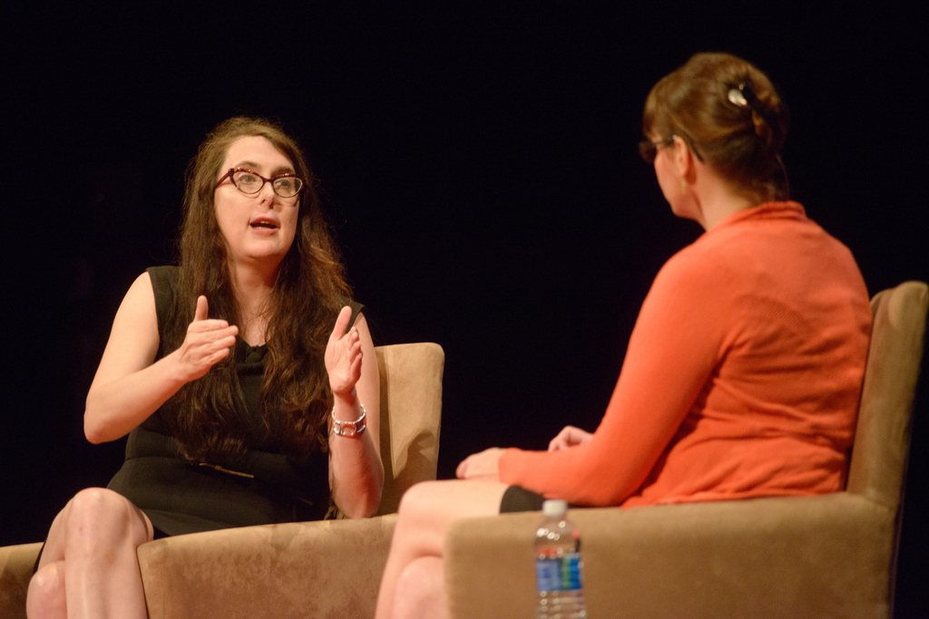 Brianna Wu with Lindsay Hoffman